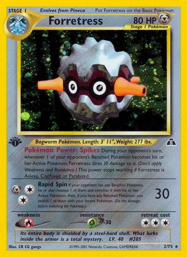 Forretress — illustrated card
