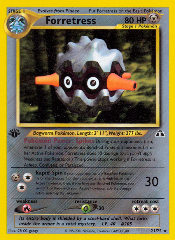 Forretress — illustrated card