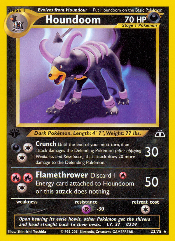Houndoom — illustrated card