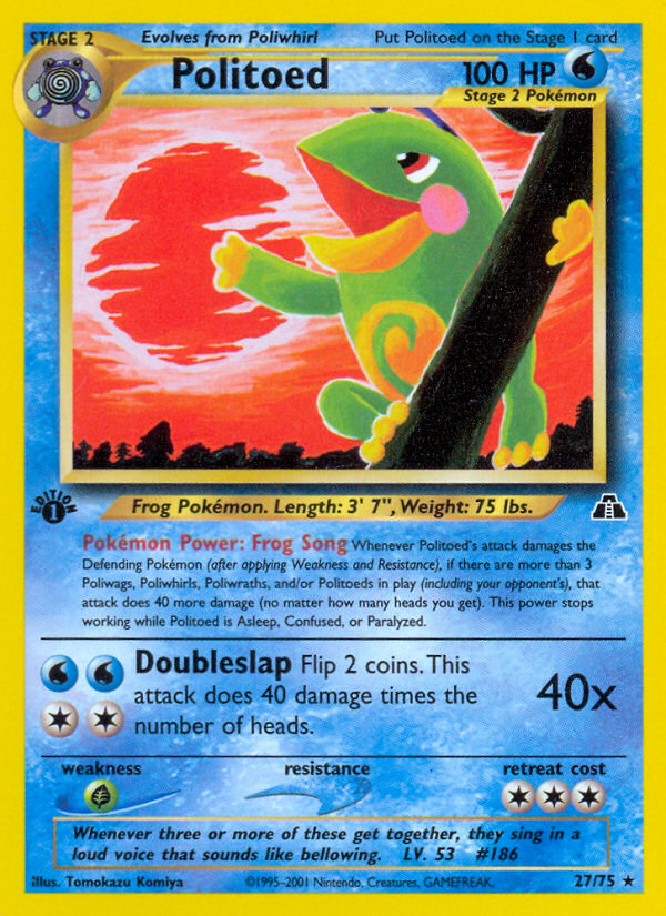 Politoed — illustrated card