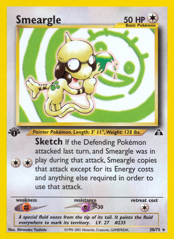 Smeargle — illustrated card