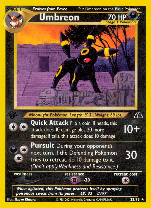 Umbreon — illustrated card