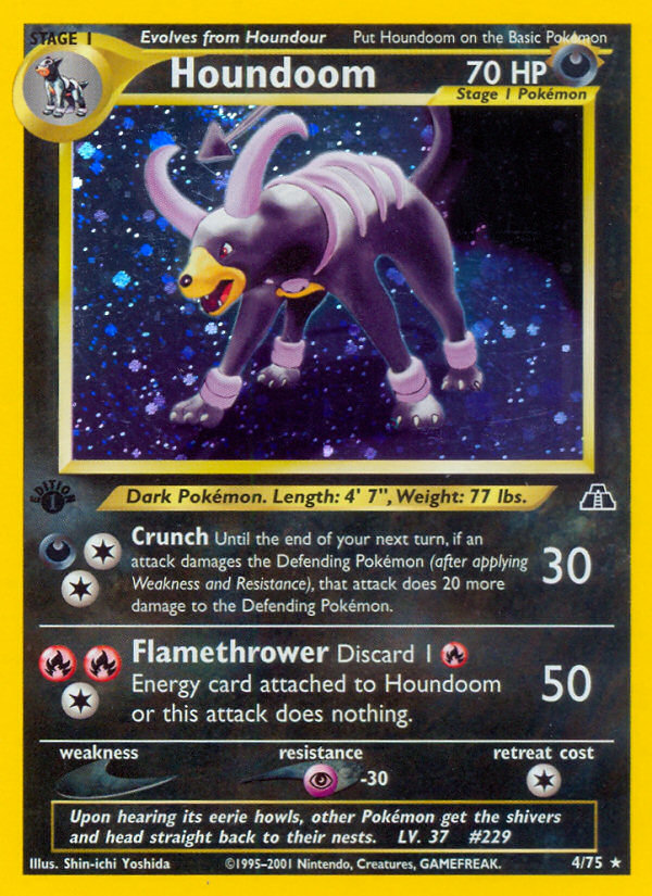 Houndoom — illustrated card