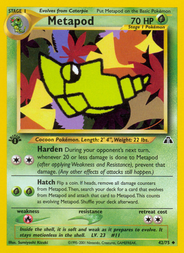 Metapod — illustrated card