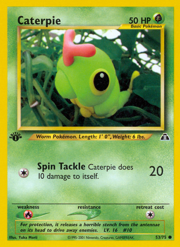 Caterpie — illustrated card