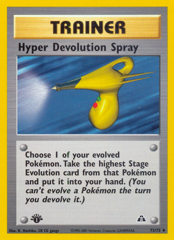 Hyper Devolution Spray — illustrated card