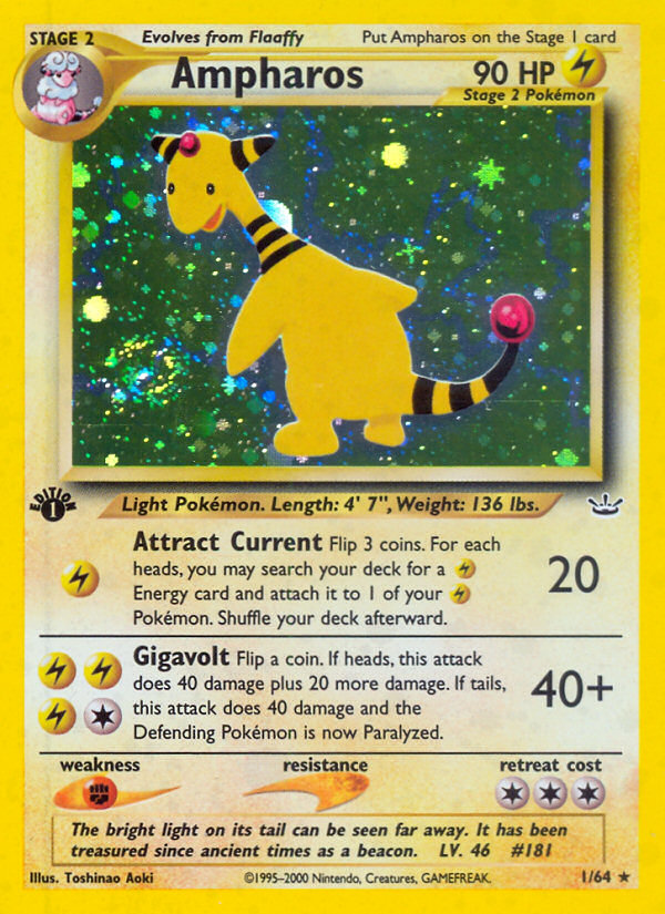 Ampharos — illustrated card