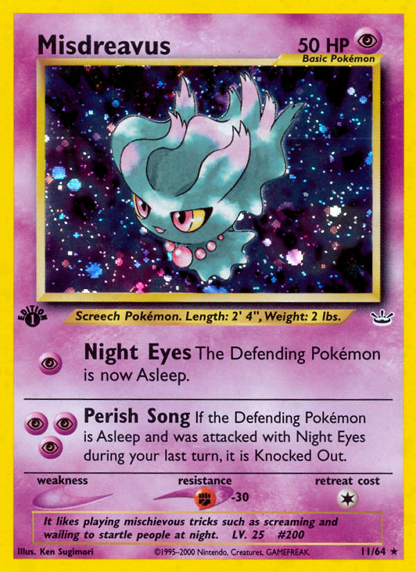 Misdreavus — illustrated card