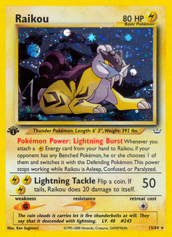 Raikou — illustrated card