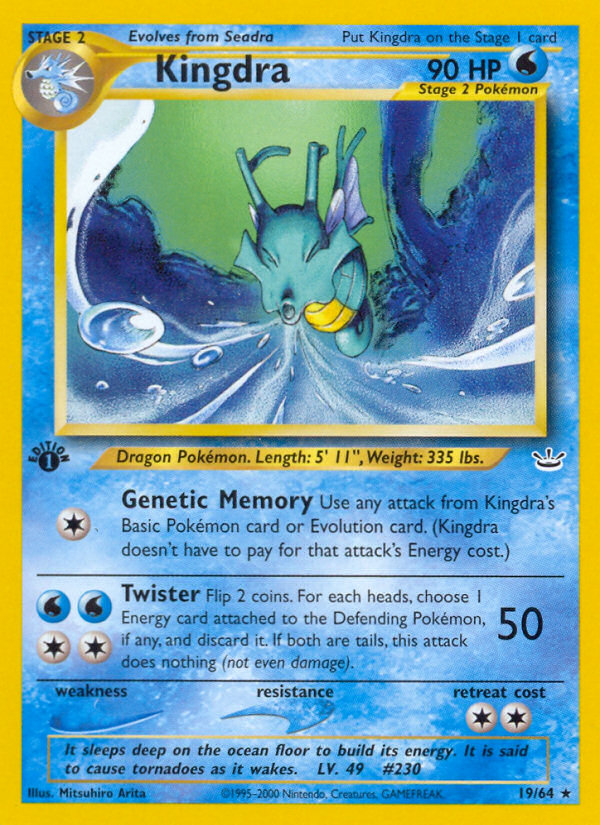 Kingdra — illustrated card