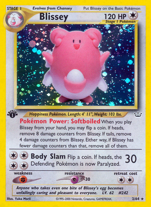 Blissey — illustrated card