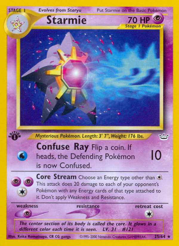 Starmie — illustrated card