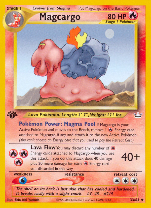 Magcargo — illustrated card