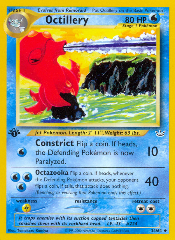 Octillery — illustrated card
