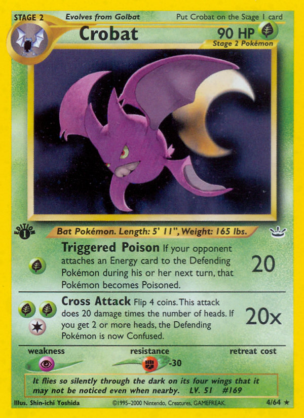 Crobat — illustrated card