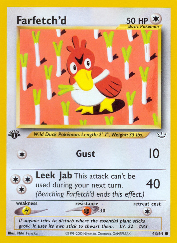 Farfetch'd — illustrated card