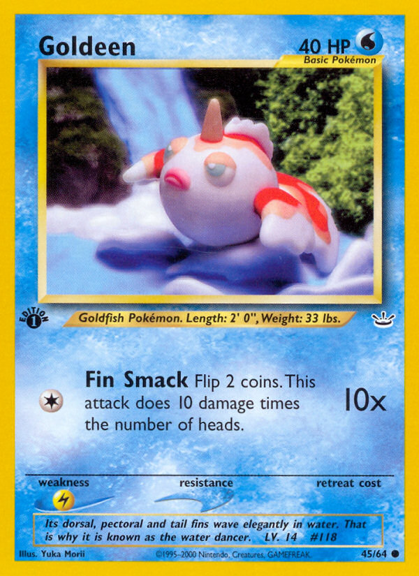 Goldeen — illustrated card