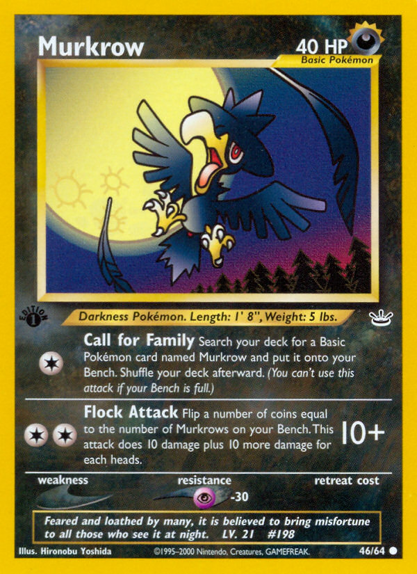 Murkrow — illustrated card