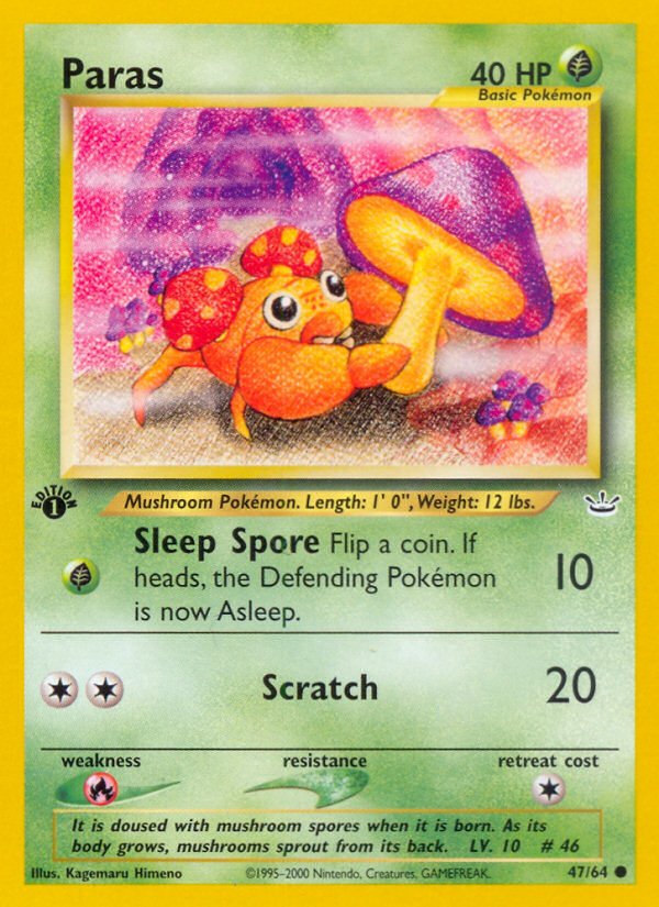 Paras — illustrated card
