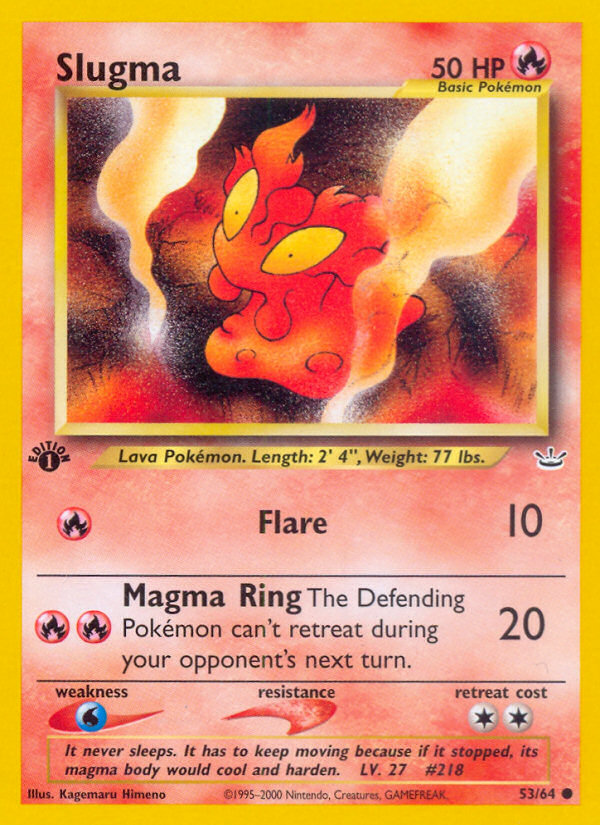 Slugma — illustrated card