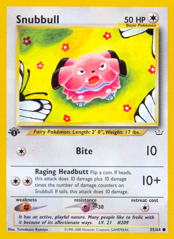 Snubbull — illustrated card