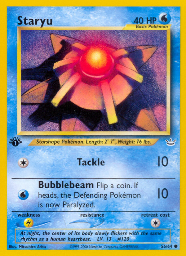Staryu — illustrated card