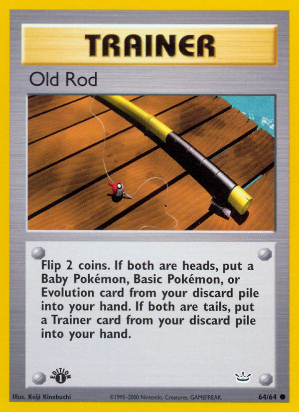 Old Rod — illustrated card