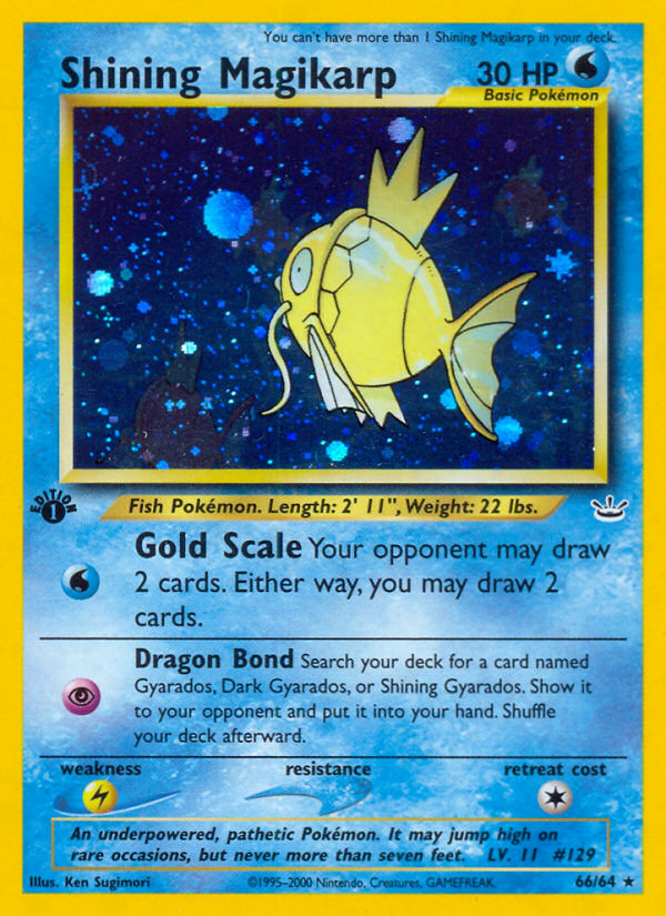 Shining Magikarp — illustrated card