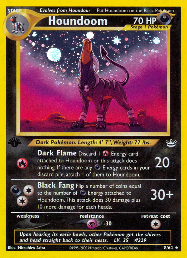 Houndoom — illustrated card