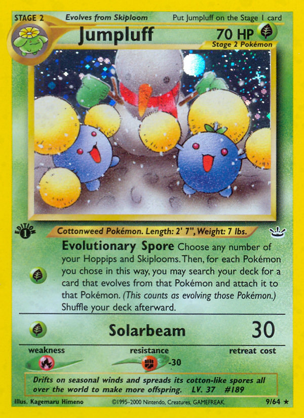 Jumpluff — illustrated card