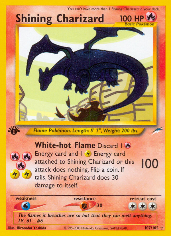 Shining Charizard — illustrated card