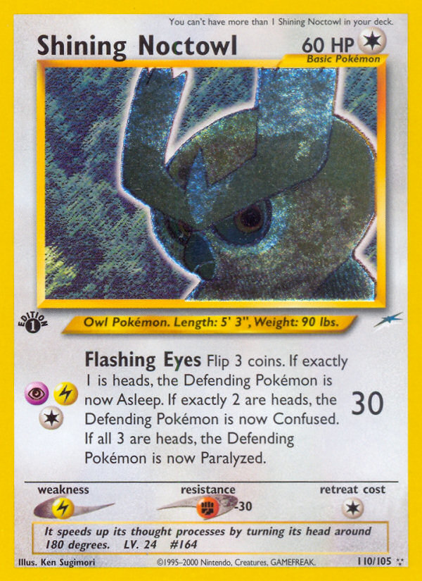 Shining Noctowl — illustrated card