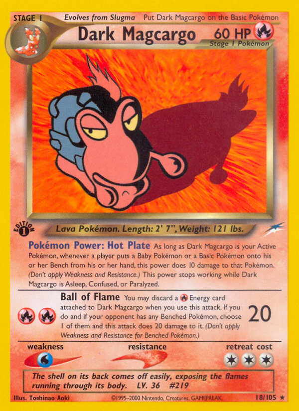 Dark Magcargo — illustrated card