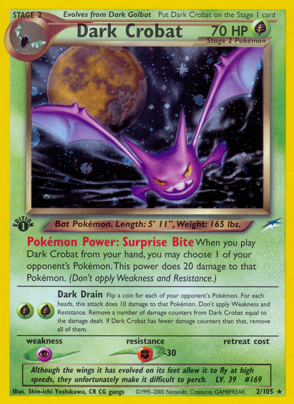 Dark Crobat — illustrated card