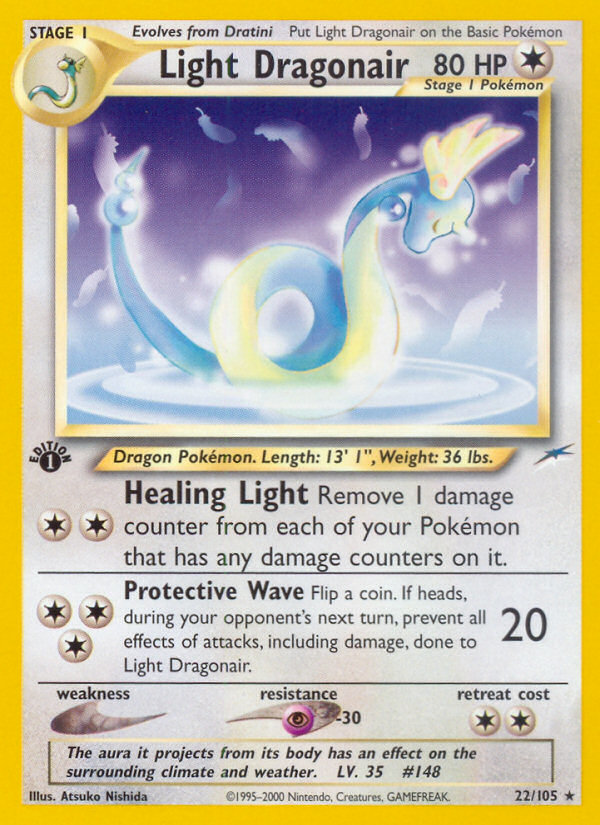Light Dragonair — illustrated card