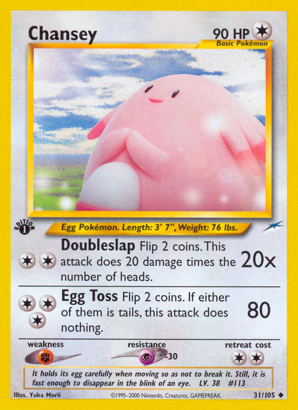 Chansey — illustrated card
