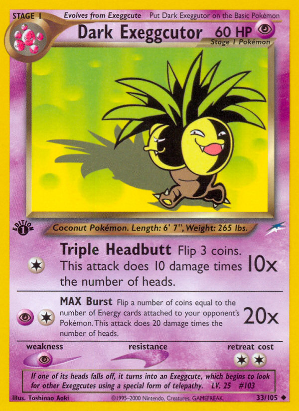 Dark Exeggutor — illustrated card