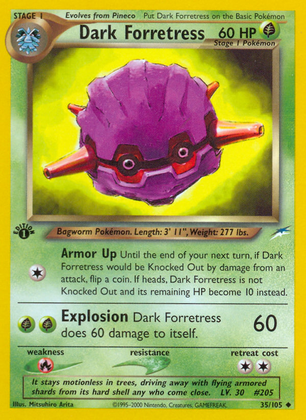 Dark Forretress — illustrated card