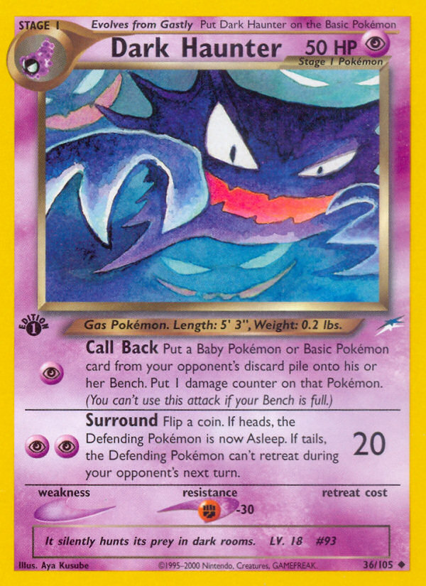 Dark Haunter — illustrated card