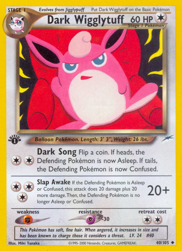 Dark Wigglytuff — illustrated card