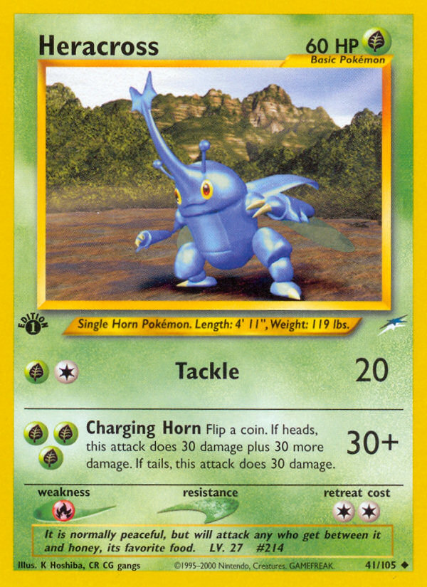 Heracross — illustrated card