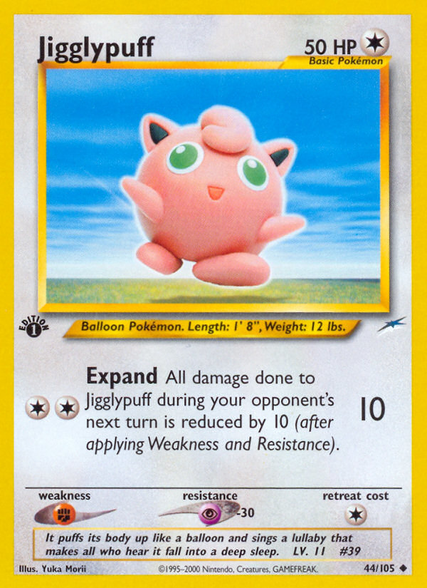 Jigglypuff — illustrated card