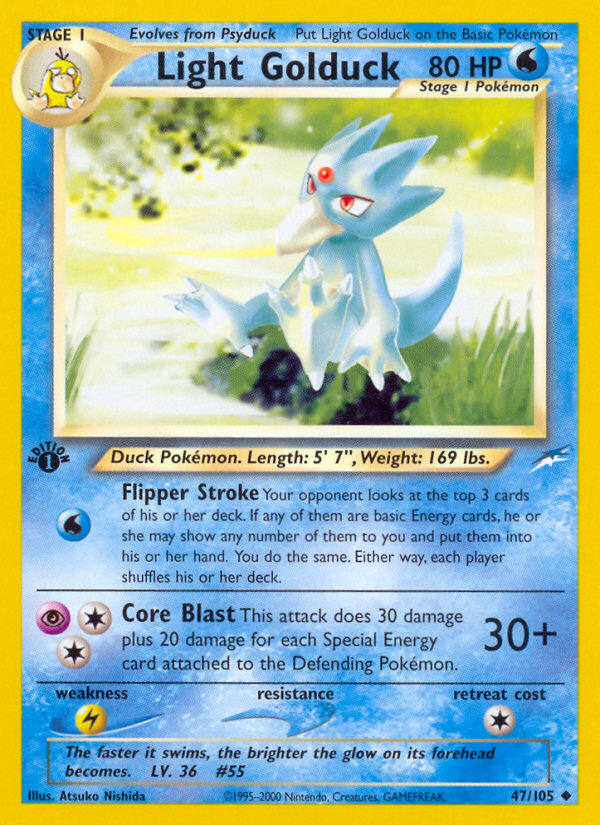 Light Golduck — illustrated card