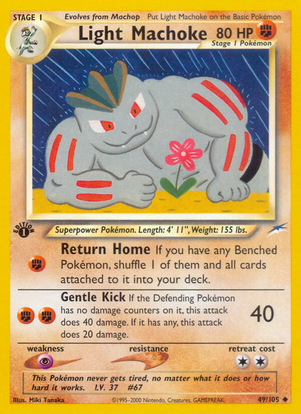 Light Machoke — illustrated card