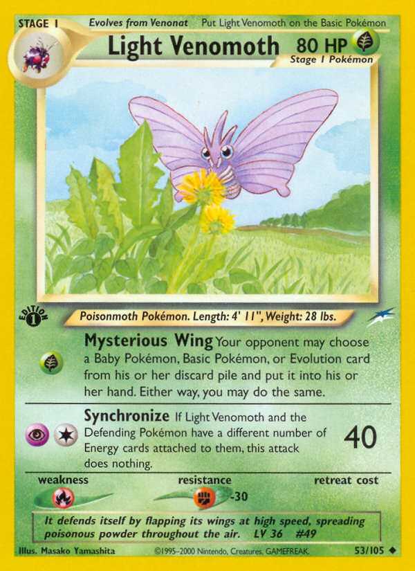 Light Venomoth — illustrated card