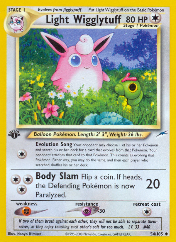 Light Wigglytuff — illustrated card