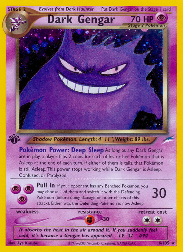 Dark Gengar — illustrated card