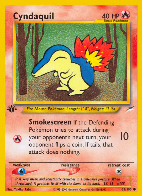 Cyndaquil — illustrated card