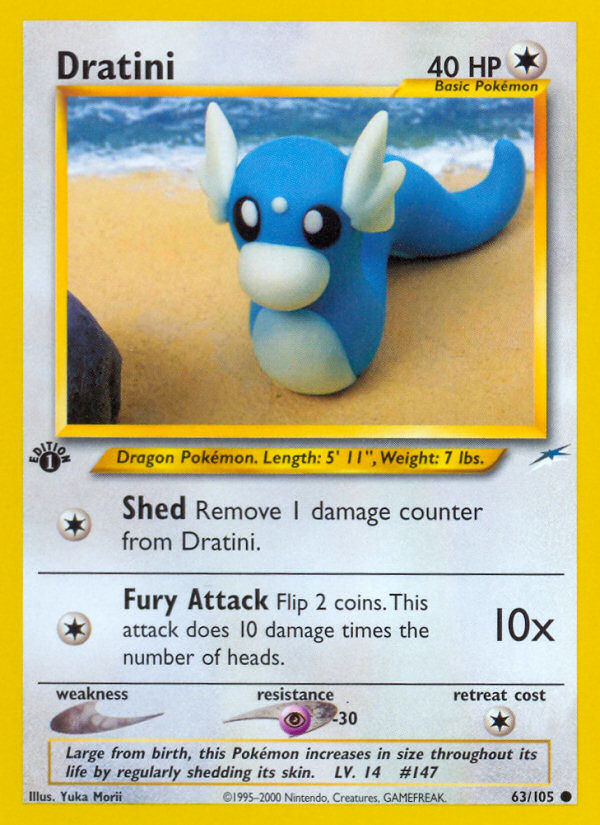 Dratini — illustrated card