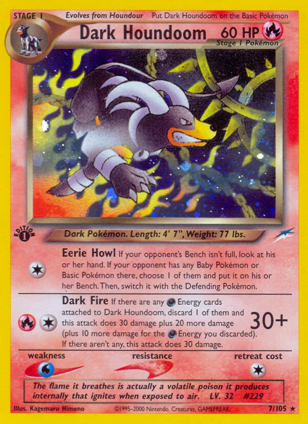 Dark Houndoom — illustrated card
